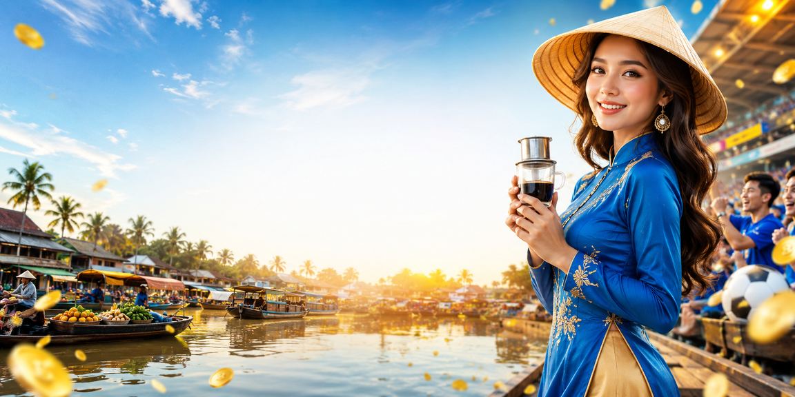 Người dùng tại Cần Thơ thư giãn với cà phê trong khi theo dõi cược trực tuyến